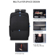 Sac À Dos Pour Ordinateur Portable De Moins De 15 Pouces En Polyester Avec Port USB Et Sangle Pour Valise - www.yonis-shop.com