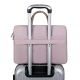 Sacoche Ordinateur Portable 13 Pouces Étanche et Antichoc avec Poignée PU pour Homme et Femme - www.yonis-shop.com