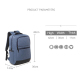 Sac À Dos Ordinateur Multifonction Résistant Avec Compartiment Spécial Pour Ordinateur Portable 15.6 Pouces - www.yonis-shop.com