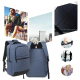 Sac À Dos Ordinateur Multifonction Résistant Avec Compartiment Spécial Pour Ordinateur Portable 15.6 Pouces - www.yonis-shop.com