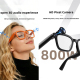 Lunettes De Soleil Connectées Avec Caméra 8MP Vidéo 1200P Assistant Vocal IA Chat GPT Transfert WiFi Audio HiFi - www.yonis-s...