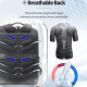Sac À Dos Ordinateur Grande Capacité Imperméable Avec Ports USB Et Type-C Noir - www.yonis-shop.com