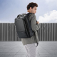 Sac À Dos Ordinateur Cuir Imperméable Anti-Vol Avec Port USB Pour PC 15.6 Pouces - www.yonis-shop.com
