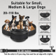PaiPaitek PD520S Remote Controll Anti Barking Pet Dog Training Collar, Model:Two Receivers(Black) - www.yonis-shop.com