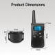 PaiPaitek PD520S Remote Controll Anti Barking Pet Dog Training Collar, Model:Two Receivers(Black) - www.yonis-shop.com