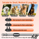Collier De Dressage Pour Chien Anti Aboiement Avec Télécommande 3 Modes Portée Jusqu’à 1000 Mètres Récepteur Étanche IPX7 Pou...