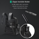 Sac À Dos Ordinateur Grande Capacité Imperméable En Cuir Véritable Avec Ports USB Et Type-C - www.yonis-shop.com
