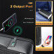 Sac À Dos Ordinateur Grande Capacité En Cuir Véritable Avec Port USB Type-C Noir - www.yonis-shop.com