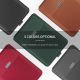 Sacoche Ordinateur Portable 4 en 1 Légère et Pratique en Cuir PU pour MacBook 13-14 Pouces - www.yonis-shop.com