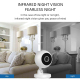 Camera IP 1080P HD WiFi Surveillance Vision Nocturne 360° Détection Mouvement Stockage Cloud - www.yonis-shop.com