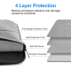 Sacoche Ordinateur Portable Imperméable Élégante Et Résistante Pour Laptops 15 à 16 Pouces Protection Multicouche Ultra Légèr...