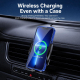 Support Téléphone Voiture Chargeur Sans Fil Magnétique Détection Infrarouge 360° Jusqu’à 15 W Compatible Avec Coque - www.yon...
