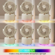 Ventilateur Rafraîchisseur D’Air De Bureau Portable Avec Humidification Oscillation 3D Et Batterie 1800 mAh - www.yonis-shop.com