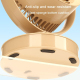 Ventilateur De Table Rechargeable USB Portable Pour Bureau 3 Vitesses Oscillation 160° Autonomie 2 À 4 Heures - www.yonis-sho...