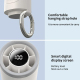 Ventilateur Portable Rechargeable 3000 mAh 100 Vitesses Écran Numérique Silencieux 35 dB Pour Extérieur Bureau Et Maison - ww...