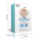 Mini Ventilateur Portable USB Rechargeable Astronaute Avec Porte-Clés 3 Vitesses 3 W 250 mAh - www.yonis-shop.com