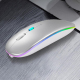 Souris Sans Fil Rechargeable Avec Effets Lumineux Et Batterie Longue Durée Pour Jeux Et Bureautique - www.yonis-shop.com