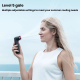 Ventilateur Portable À Main Haute Puissance Avec Turbine Cinq Vitesses Écran Numérique Et Batterie 3000 mAh Type C - www.yoni...