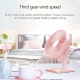 Ventilateur De Bureau Rechargeable USB Silencieux À 3 Vitesses Angle Réglable À 90° Batterie 1800 mAh - www.yonis-shop.com