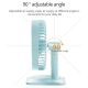Ventilateur De Bureau Rechargeable USB Silencieux À 3 Vitesses Angle Réglable À 90° Batterie 1800 mAh - www.yonis-shop.com