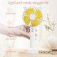 Ventilateur De Bureau Portable Avec Support Smartphone Silencieux 3 Vitesses Recharge USB 1200 mAh - www.yonis-shop.com