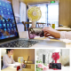 Ventilateur De Bureau Portable Avec Support Smartphone Silencieux 3 Vitesses Recharge USB 1200 mAh - www.yonis-shop.com