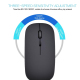 Souris Sans Fil 2.4GHz 1600DPI Réglable Silencieuse Or Rechargeable - www.yonis-shop.com
