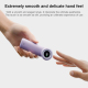 Mini Ventilateur À Main Silencieux Avec Affichage Numérique LED 5 Vitesses Batterie 3000 mAh Flux D’air 9.9 m/s - www.yonis-s...