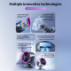 Ventilateur De Circulation Sans Pales Rechargeable Pour Bureau Écran Tactile 10 Vitesses Oscillation Multi Angle - www.yonis-...