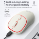 Souris Sans Fil Silencieuse Rechargeable 1600 DPI 4 Boutons Pour PC et Mac - www.yonis-shop.com