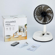 Ventilateur Portable Pliable Télescopique Rechargeable 6000 mAh Avec Télécommande Oscillant Et Moteur Sans Balais - www.yonis...