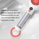 Mini Ventilateur USB Portable Pour Bureau Avec Crochet Turbo 5 Pales 3 Vitesses Batterie Intégrée 1200 mAh - www.yonis-shop.com