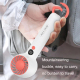 Mini Ventilateur USB Portable Pour Bureau Avec Crochet Turbo 5 Pales 3 Vitesses Batterie Intégrée 1200 mAh - www.yonis-shop.com