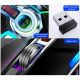 Souris Gaming Sans Fil Silencieuse RGB Rechargeable 1600DPI 3 Modes Ajustables 7 Boutons - www.yonis-shop.com