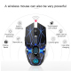 Souris Gaming Sans Fil Silencieuse Rechargeable RGB 1600DPI 7 Boutons 3 Modes - www.yonis-shop.com