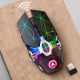 Souris Gaming Sans Fil Silencieuse Rechargeable RGB 1600DPI 7 Boutons 3 Modes - www.yonis-shop.com