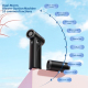 Mini Ventilateur Portable Multifonction À Moteur Brushless 100000 Tr/Min Avec Aspiration 5000 Pa Et Affichage LED - www.yonis...