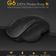 Souris Sans Fil 2.4G 6 Boutons Pour Gaming Et Bureau Longue Durée De Vie De La Batterie Plug And Play Compatible Win Et Mac -...