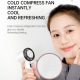 Mini Ventilateur Portable Pour L’Été Avec Compresse Froide Batterie Rechargeable 2000 mAh Jusqu’à 7 Heures Et 3 Vitesses - ww...