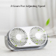 Ventilateur De Bureau Mini USB 2 En 1 Humidificateur 3 Vitesses Orientable À 360° - www.yonis-shop.com