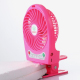Ventilateur De Bureau Portable Rechargeable USB Avec Clip Batterie Li-Ion 18650 Remplaçable 3 Vitesses - www.yonis-shop.com
