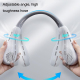 Ventilateur De Cou Portable Sans Pales USB Rechargeable À 3 Vitesses Avec Éclairage RGB Et Écran Digital - www.yonis-shop.com