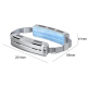 Ventilateur De Ceinture Portable Pour Sport Extérieur Refroidissement Avant Arrière Batterie 5000 mAh Module PCM Amovible - w...
