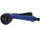 Pistolet arrosage de jardin bleu et noir vu de profil avec buse rotative multifonction. - Yonis Y-pam2-new