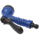 Pistolet d'arrosage de jardin bleu et noir vu de profil dot&eacute; d'une buse multifonction r&eacute;glable - Yonis Y-pam2-new