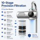 Robinet Purificateur D’Eau Avec Filtration 10 Étapes UV Écran Digital À Génération Hydroélectrique - www.yonis-shop.com