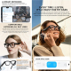 Lunettes De Soleil Intelligentes Avec Caméra 8 MP Assistant Vocal IA Traduction En Temps Réel Et Verres Anti Lumière Bleue - ...