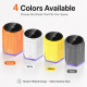 Chargeur Sans Fil Magnétique 15 W Avec Support De Bureau Motorisé 4 En 1 Ports Type C USB Éclairage Ambiant - www.yonis-shop.com