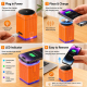 Chargeur Sans Fil Magnétique 15 W Avec Support De Bureau Motorisé 4 En 1 Ports Type C USB Éclairage Ambiant - www.yonis-shop.com