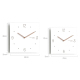 Horloge Murale Carrée Décorative Pour Salon 12 Pouces Silencieuse Blanche À Aiguilles En Bois - www.yonis-shop.com